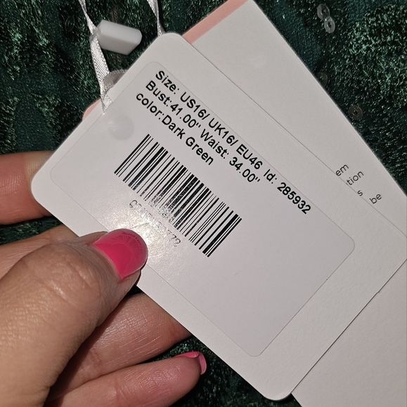 Sheath/Column V-Neck Floor-Length Lace Chiffon Evening Dress With Sequin… - Picture 6 of 7